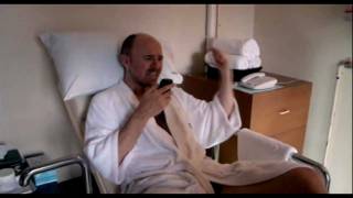 Karl Pilkington gets a massage in a Thai female correctional facility